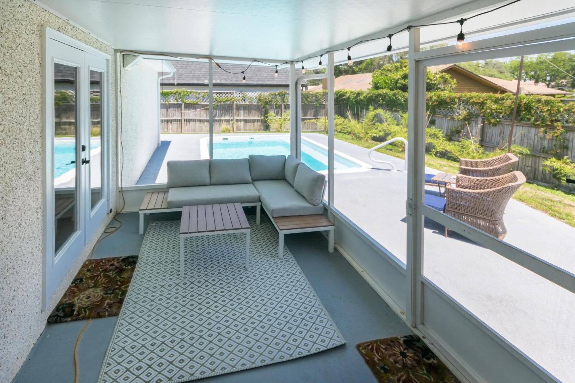Вилла St Augustine Retreat - Pool, Bbq And Private Yard Сент-Огастин Экстерьер фото